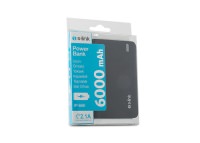 S-link IP-666 6000mAh 2000MA Powerbank Siyah Taşınabilir Pil Şarj Cihazı - 1
